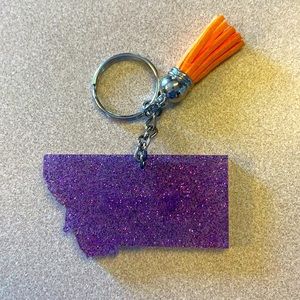 Handmade U.S. State Keychain - Montana